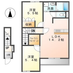 フォルティア Ｃの物件間取画像